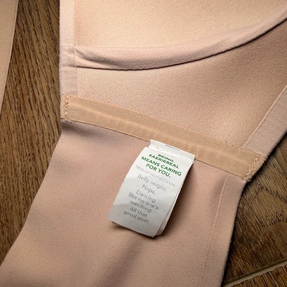 Aerie Smoothez Bra-ish Wireless Bralette Large Nude Sands Seamless Comfort Bra - Picture 8 of 13